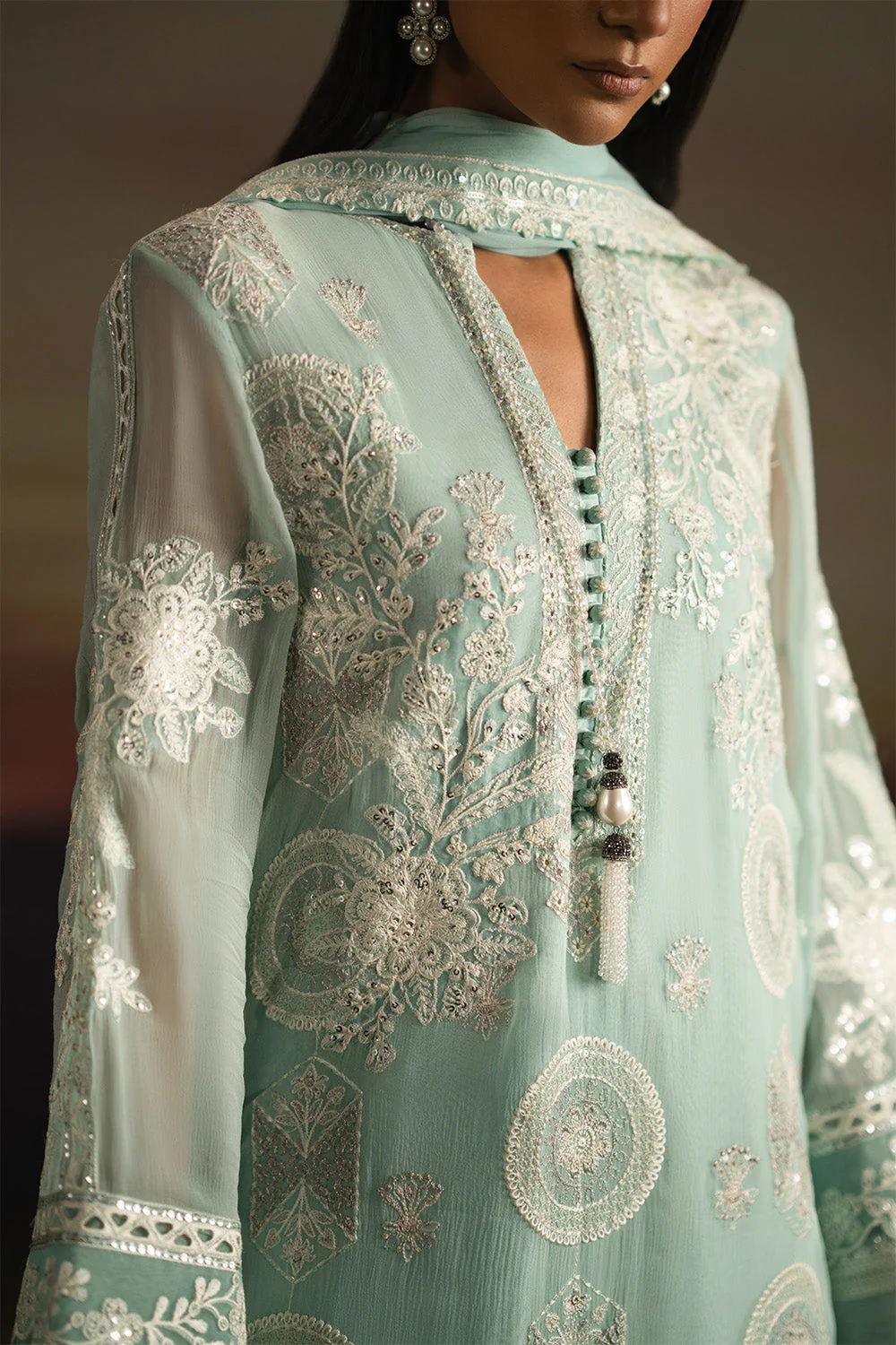 3-Piece-Embroiderd-Chiffon ILAVALAGI - FWU5709 - Image 3
