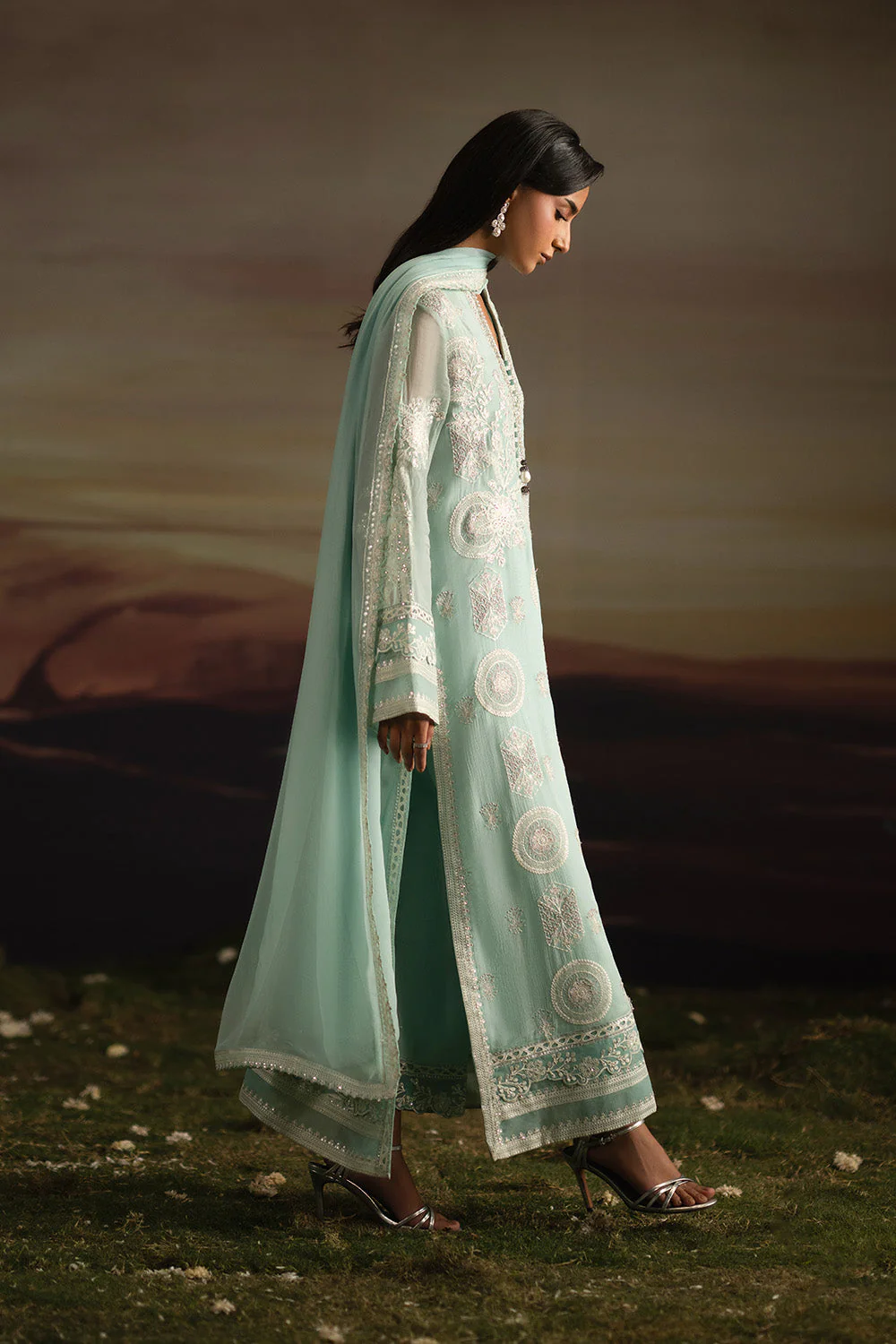 3-Piece-Embroiderd-Chiffon ILAVALAGI - FWU5709 - Image 4