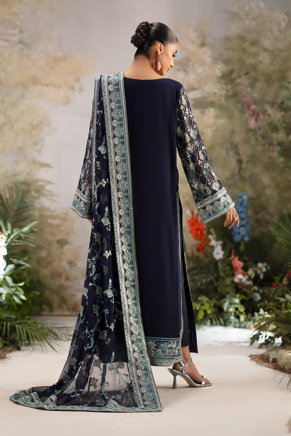 3-Piece-Embroiderd-Chiffon OJASWINI - FWU5691 - Image 5